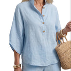 Amity | Relaxed Button-Down Tunic and Pants Set