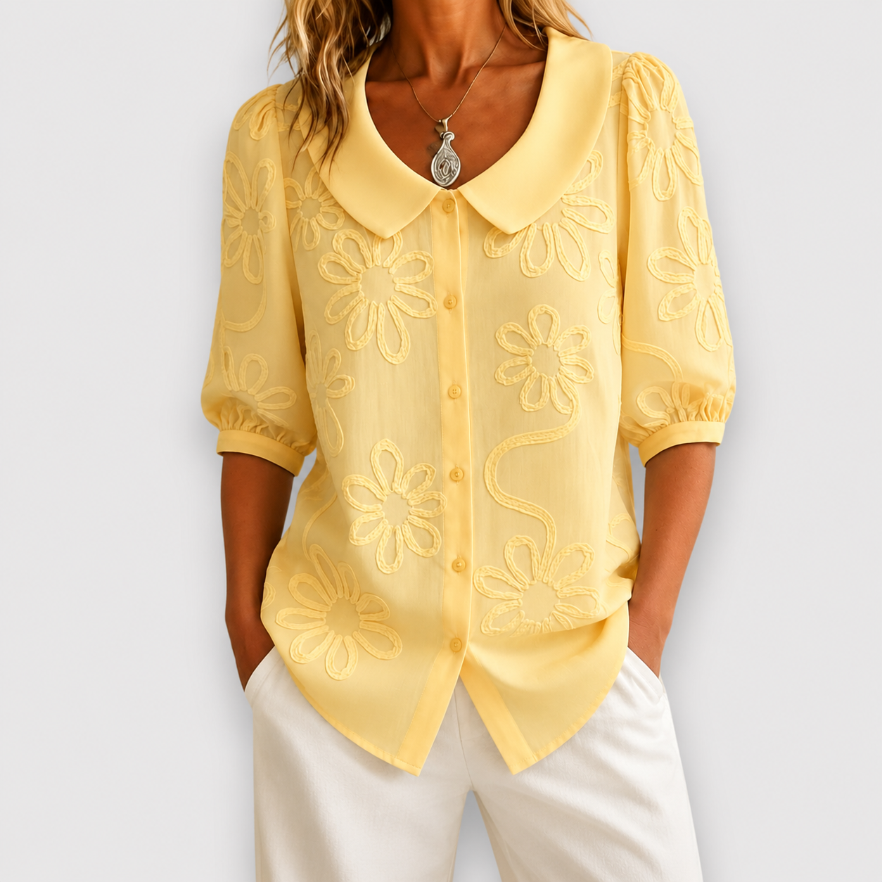 Rosalie Embroidered Blouse