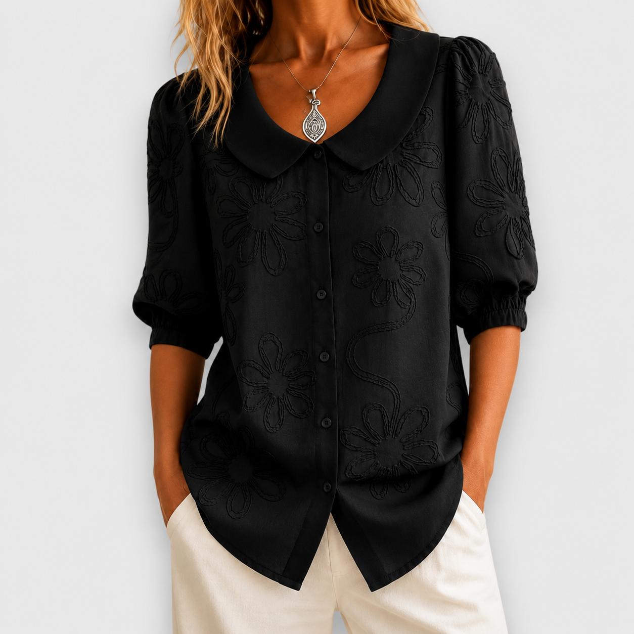 Rosalie Embroidered Blouse
