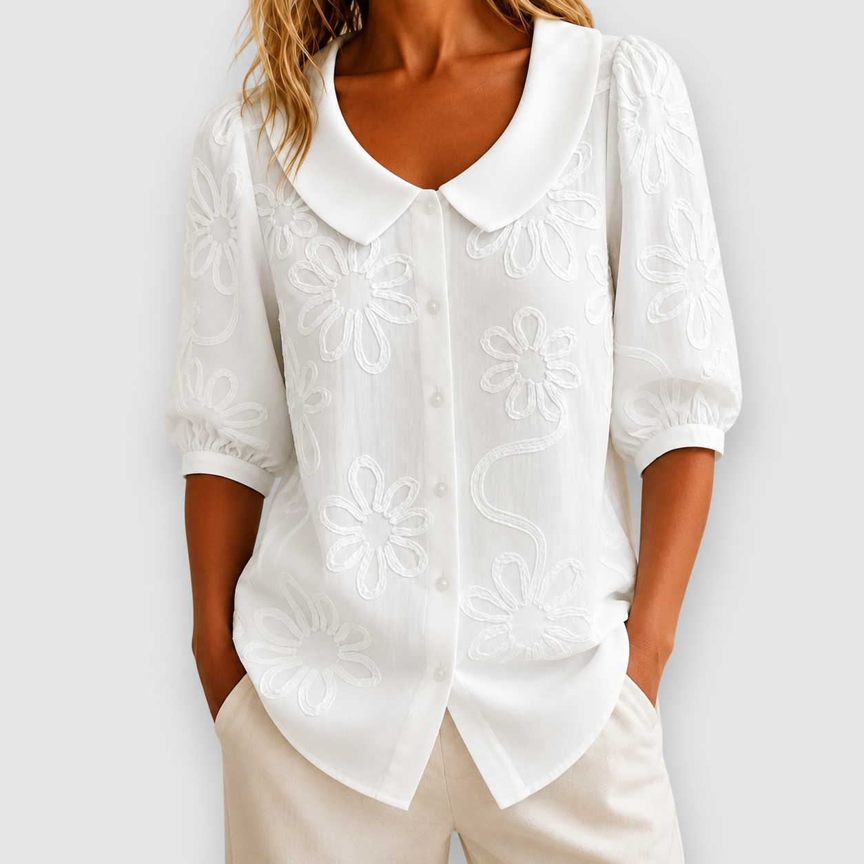 Rosalie Embroidered Blouse