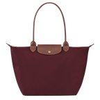 Le Pliage Tote Large, Burgundy