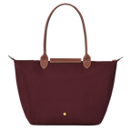 Le Pliage Tote Large, Burgundy