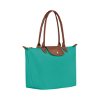 Le Pliage Tote Large, Turquoise